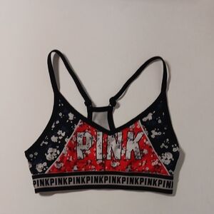 Victoria's Secret PINK Ultimate Floral Sports Bra Size Small